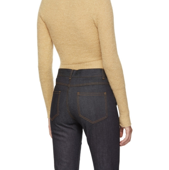 NWT Joseph Boyfriend Japanese Stretch Jeans High Rise Dark Wash - Picture 1 of 14